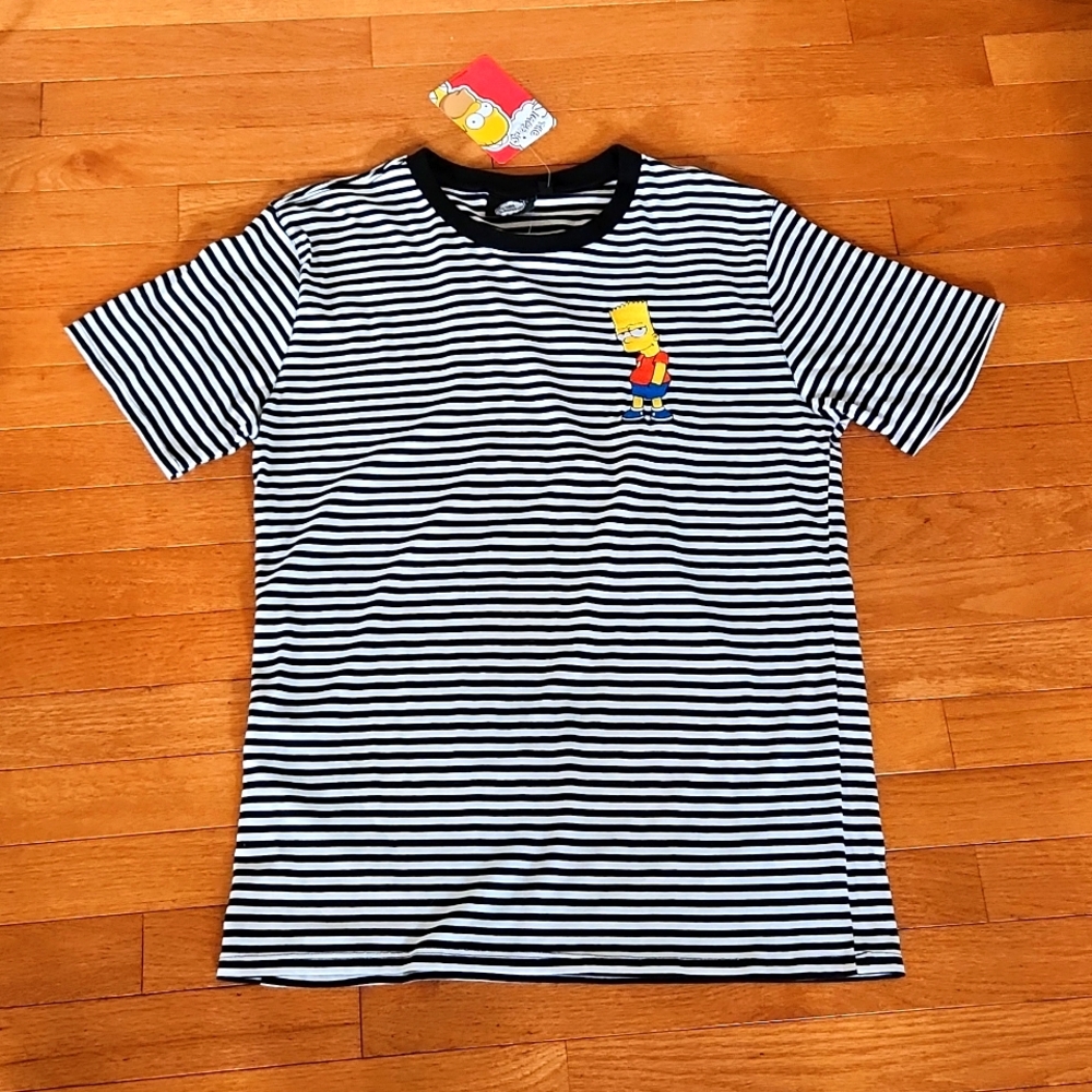 NWT The Simpson black and white t-shirt